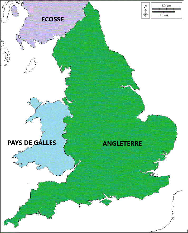 carte Angleterre