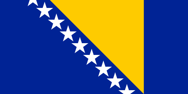 drapeau Bosnie Herzégovine