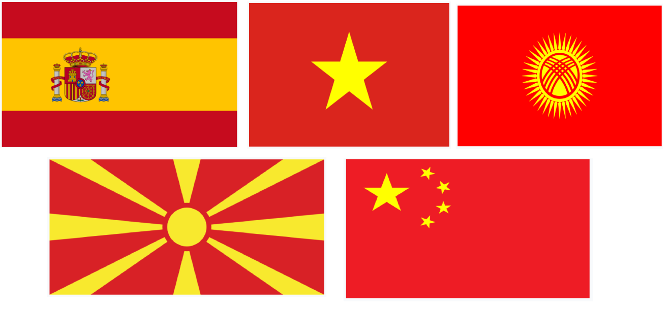 Drapeu Rouge Drapeau rouge jaune : symboles, origines et significations à travers le ...