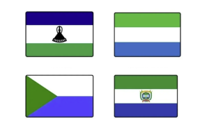 drapeau bleu blanc vert